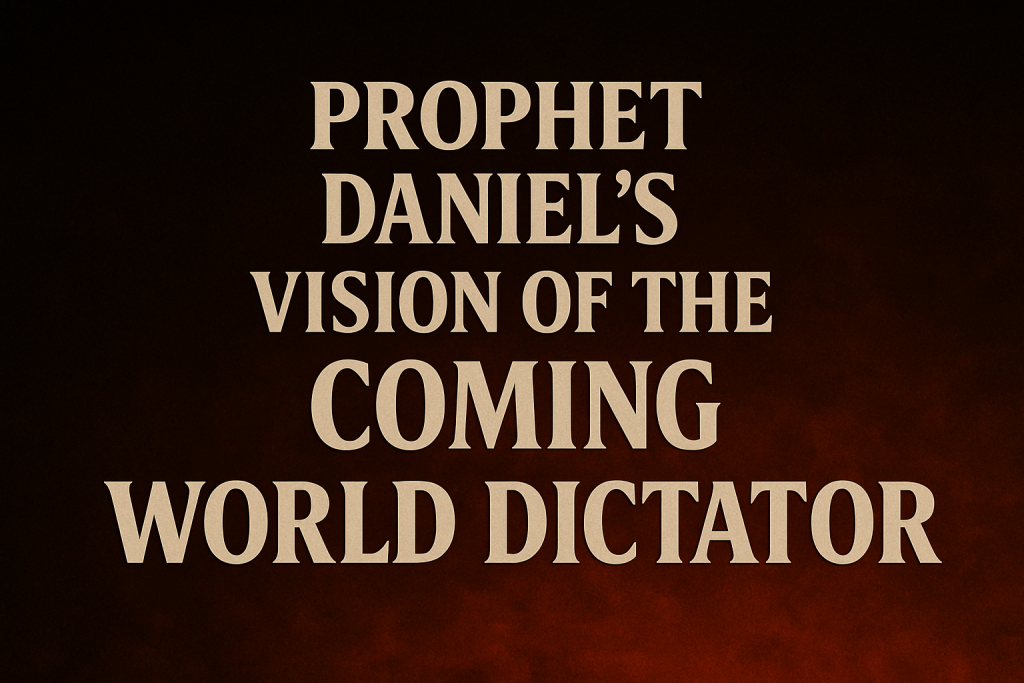 Daniel 8 prophecy world dictator